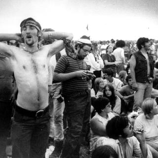 Des festivaliers à Woodstock. [Keystone - AP]