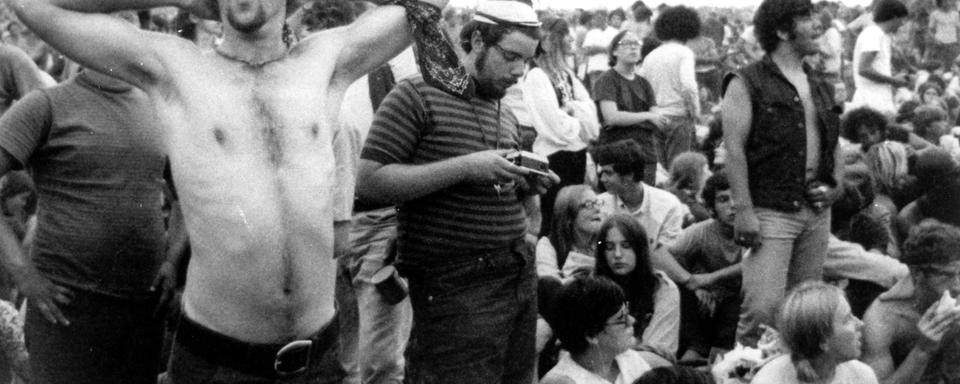 Des festivaliers à Woodstock. [Keystone - AP]