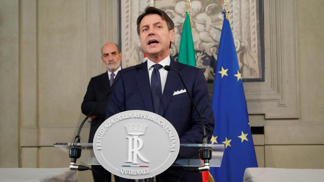 Le Premier ministre Giuseppe Conte annonce la composition de son nouveau gouvernement. [Reuters - Ciro de Luca]