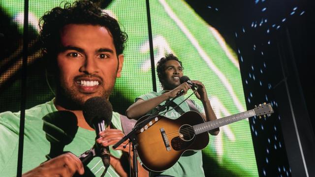 Himesh Patel dans "Yesterday", de Danny Boyle. [Jonathan Prime/Universal Pictures]