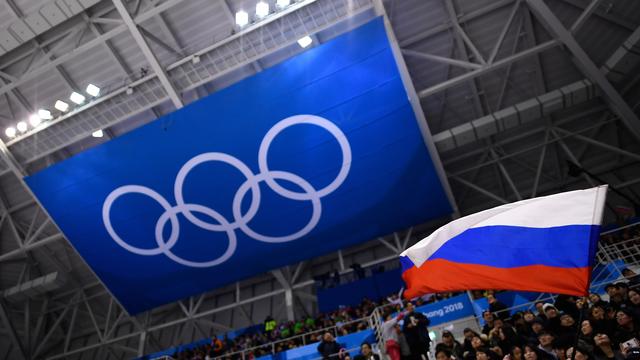 Le drapeau russe ne flottera pas à Tokyo en 2020, ni à Pékin en 2022. [AFP - Brendan Smialowski]