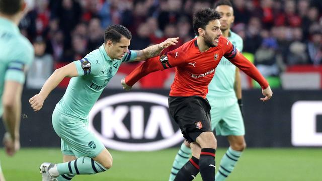 Granit Xhaka et Arsenal n'ont plus le droit à l'erreur face à Rennes. [Eddy Lemaistre]