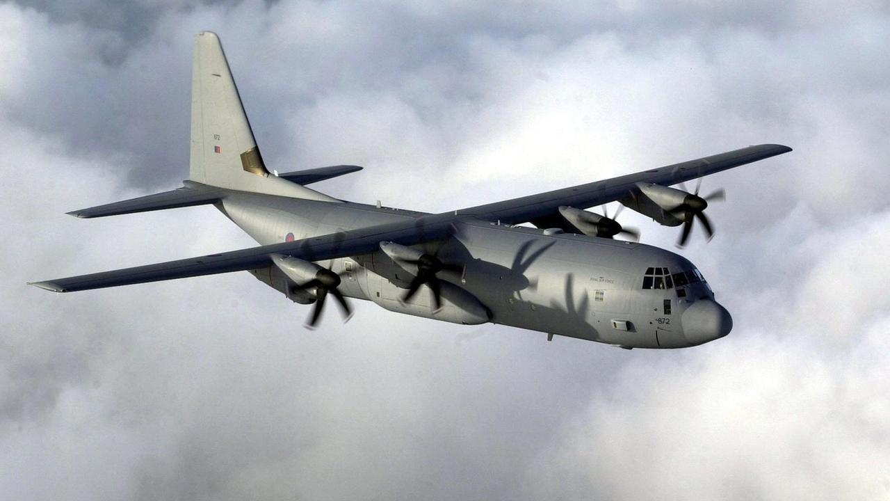 Un avion chilien de type C130 Hercules a disparu des radars (image d'illustration). [Keystone - Jack Pritchard]