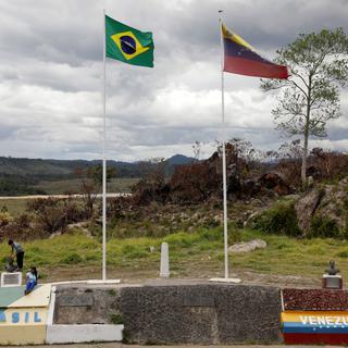 La frontière entre le Brésil et le Venezuela. [Reuters - Ricardo Moraes]