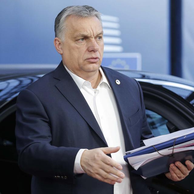 Le Premier ministre hongrois Viktor Orban. [Pool/AFP - Julien Warnand]