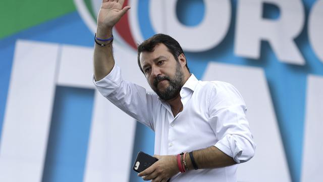 Matteo Salvini, le 19 octobre 2019. [AP Photo/Keystone - Andrew Medichini]