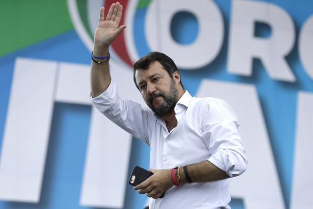 Matteo Salvini, le 19 octobre 2019. [AP Photo/Keystone - Andrew Medichini]