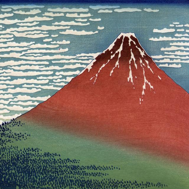 Le Mont Fuji représenté par Katsushika Hokusai. [AFP - Ann Ronan Picture Library]