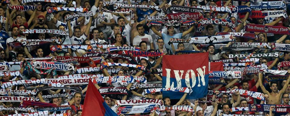 Les supporters de l'Olympique Lyonnais. [AFP - Jean-Philippe Ksiazek]