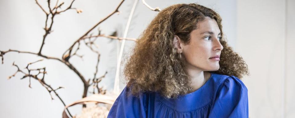 La réalisatrice Ginevra Elkann le 7 août 2019 à Locarno. [Locarno Film Festival - Marco Abram]