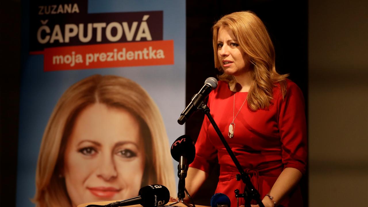 Zuzana Caputova, novice en politique qui a axé sa campagne sur la lutte contre la corruption, est arrivée largement en tête au premier tour de l'élection présidentielle en Slovaquie. [David W Cerny]