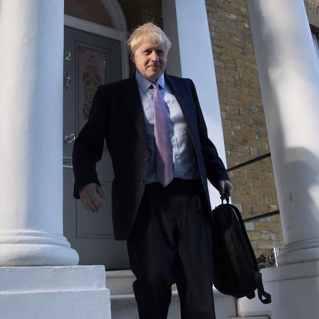 Boris Johnson se profile toujours plus comme le grand favori à la succession de Theresa May. [Keystone/EPA - Facundo Arrizabalaga]
