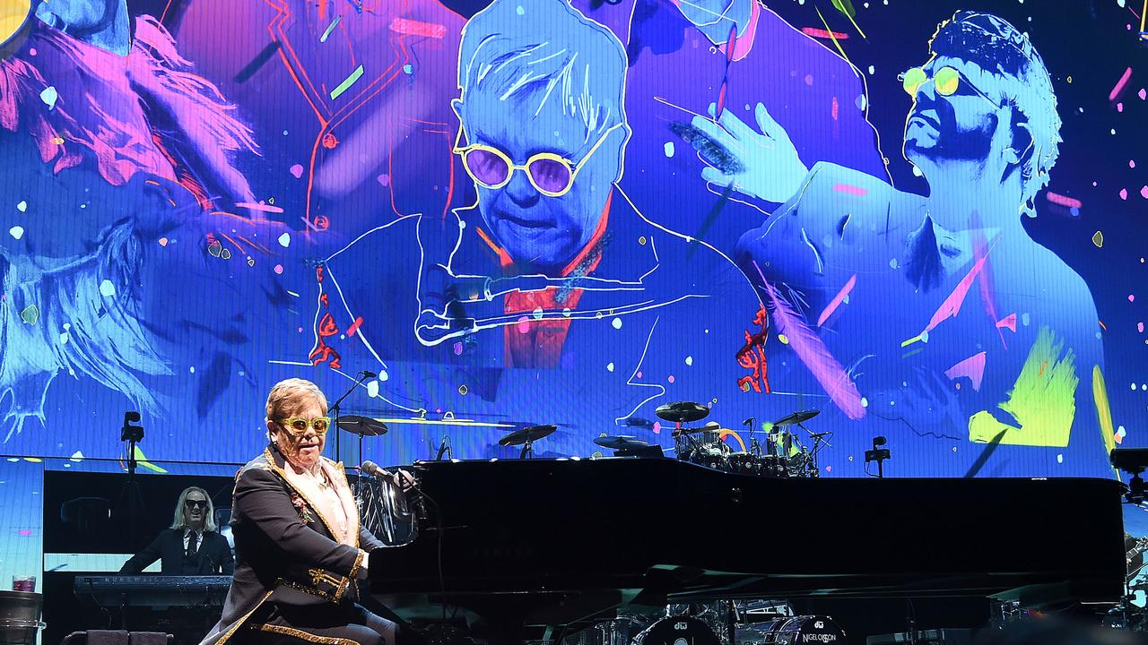 Elton John en concert à New York le 5 mars 2019. [GETTY IMAGES NORTH AMERICA / AFP - Jamie McCarthy]