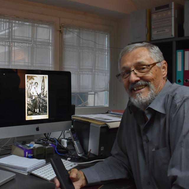 Le photographe François Enard. [RTS - Gaël Klein]