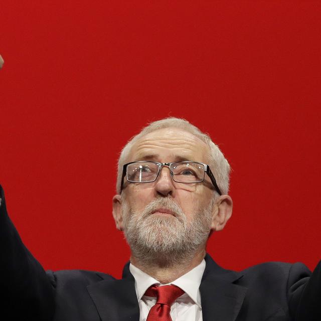 Jeremy Corbyn accepte la tenue d'élections anticipées. [Keystone - AP Photo/Kirsty Wigglesworth]