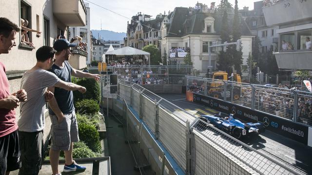 Les rues de Zurich avaient accueilli un e-Prix en 2018. [Keystone - Ennio Leanza]