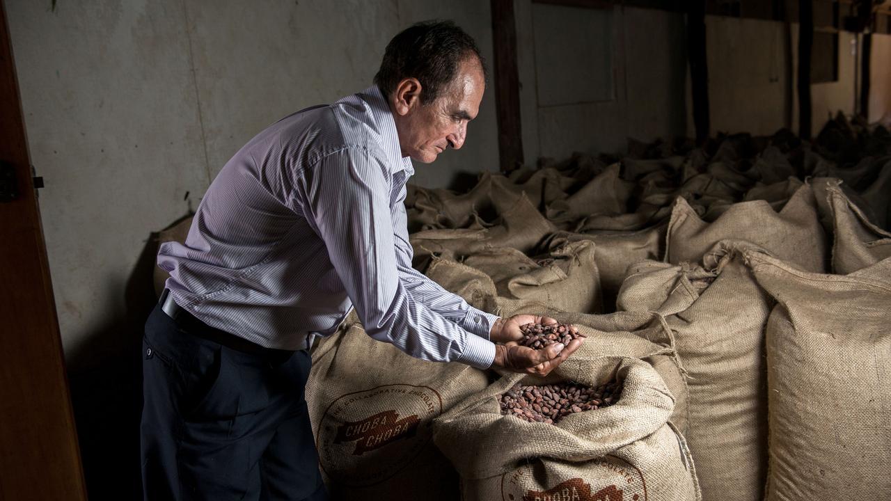 Producteur de cacao de l'Alto Huayabamba en Amazonie péruvienne et actionnaire de Choba Choba. [Choba Choba]