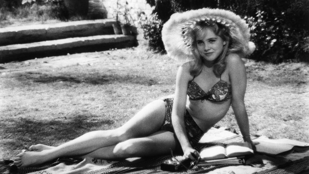 Sue Lyon dans le rôle de Lolita, dans le film éponyme de Stanley Kubrick. [Screen Prod]