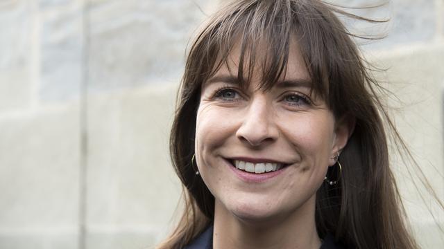 Rebecca Ruiz succède à Pierre-Yves Maillard au Conseil d'Etat vaudois. [Keystone - Laurent Gillieron]