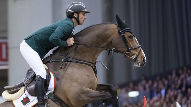 Steve Guerdat aura à coeur de briller une nouvelle fois sur la piste de Palexpo. [Laurent Gilliéron]