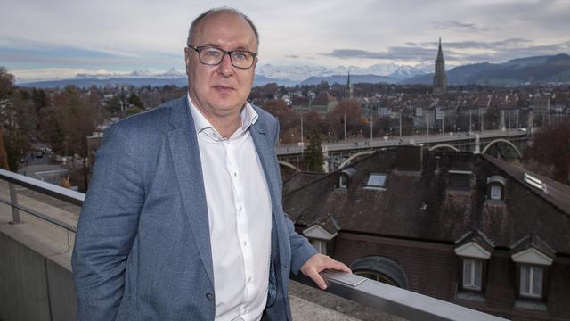 Pierre-Yves Maillard quitte Lausanne pour Berne à la fin du mois. [Keystone - Marcel Bieri]