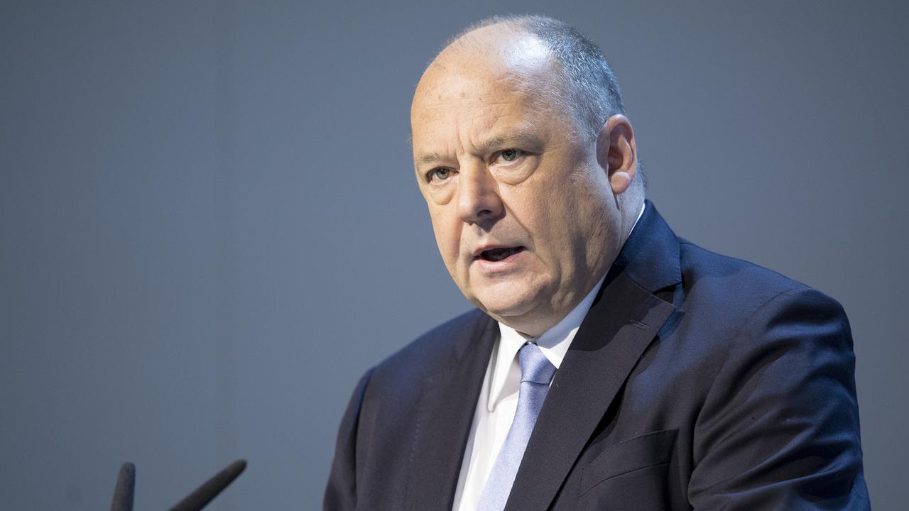 Jean Studer sera le futur président de la Banque cantonale neuchâteloise. [Keystone - Anthony Anex]