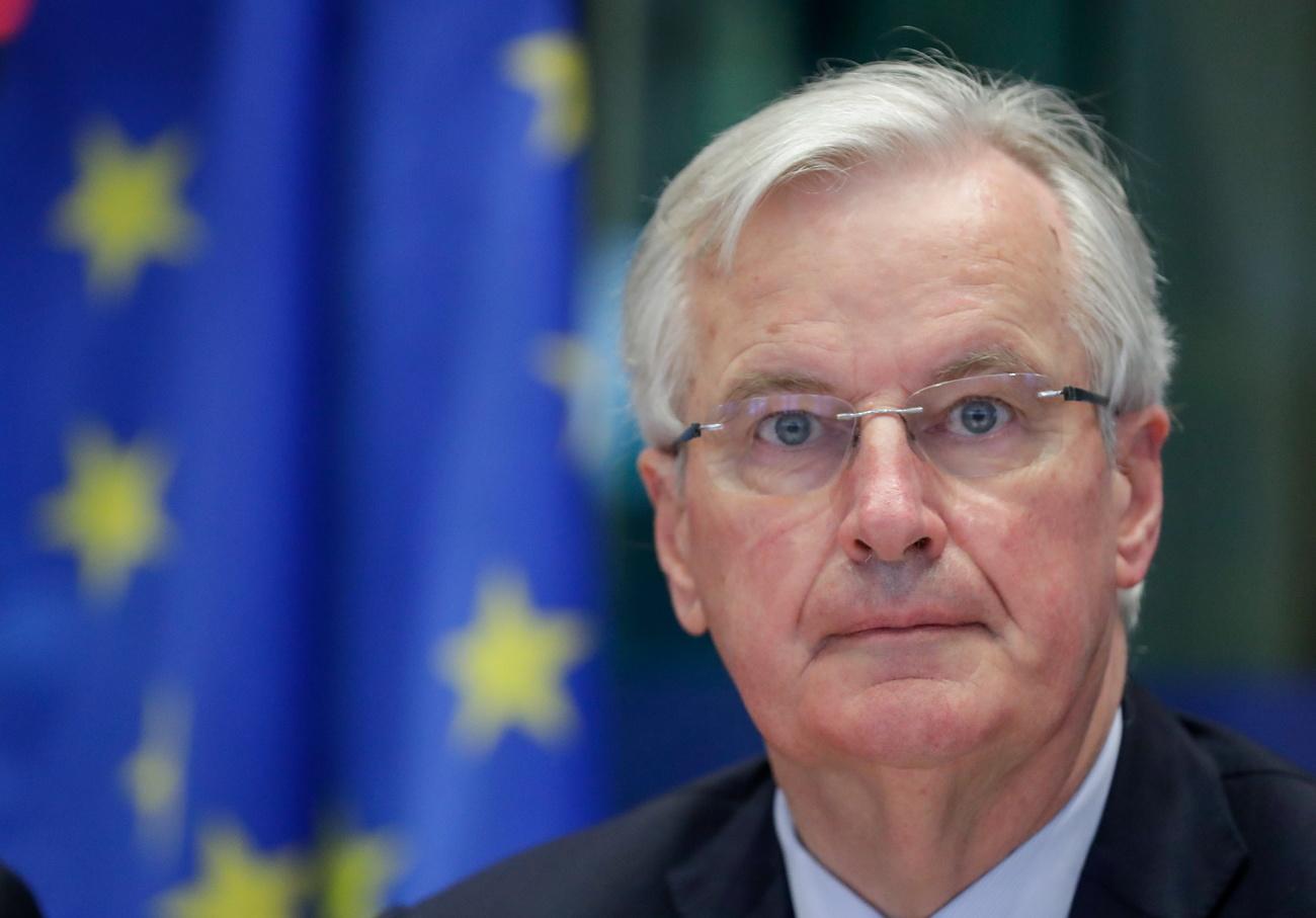 Michel Barnier, négociateur en chef de l'Union européenne pour le Brexit. [Keystone/EPA - Stéphanie Lecoq]