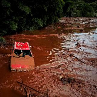 La rupture d'un barrage de Vale a tué au moins 34 personnes au Brésil. [Keystone/EPA - Yuri Edmundo]