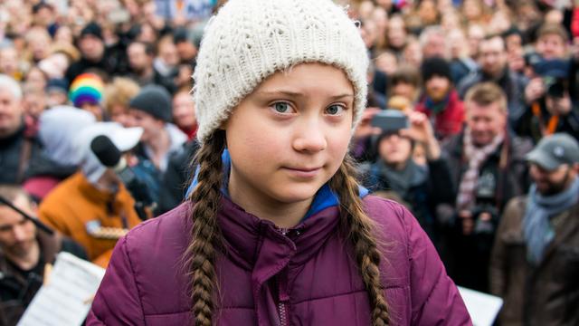 Greta Thunberg, photographiée à Hambourg, début mars 2019. [DPA/Keystone - Daniel Bockwoldt]