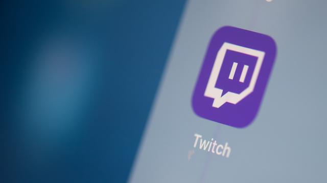 Le logo de l'application Twitch, spécialisée dans le streaming de jeux vidéos. [AFP - Martin Bureau]