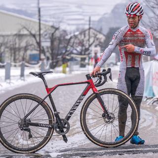 Loris Rouiller est sélectionné pour les championnats du monde de cyclo-cross. [Keystone - Maxime Schmid]