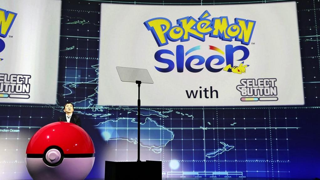 Ishihara Tsunekazu, président de The Pokémon Company, annonce le nouveau jeu Pokémon Sleep. [AFP/Yomiuri/The Yomiuri Shimbun - Ayami Yoshikawa]