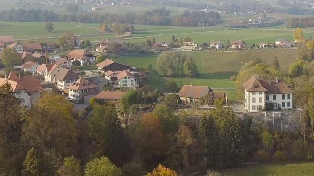 Une vue de la commune de Marsens, dans le canton de Fribourg. [Commune de Marsens]