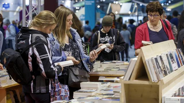 Le Salon du livre a accueilli plus de 89'000 visiteurs du 1er au 5 mai 2019. [Keystone - Salvatore Di Nolfi]