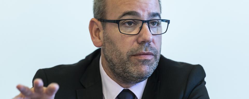 Fabien Gasser, procureur général de Fribourg. [Keystone - Patrick Huerlimann]