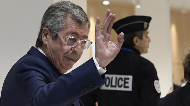 Patrick Balkany à son arrivée au tribunal à Paris, ce 13 mai 2019. [AFP - Bertrand GUAY]