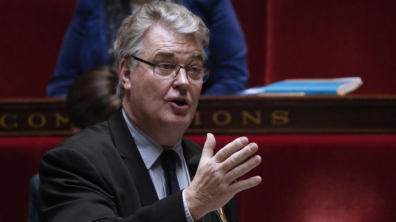 Jean-Paul Delevoye s'exprime devant l'Assemblée nationale à Paris, ce 10 décembre 2019. [EPA - Yoan Valat]