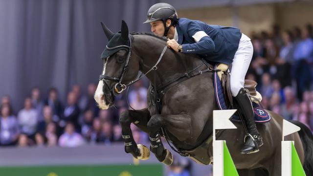 Guerdat et Alamo ont fait une faute sur l'avant-dernier obstacle. [Martial Trezzini]