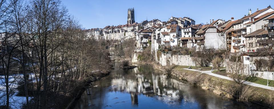 La Basse-Ville de Fribourg. [Keystone - Adrien Perritaz]