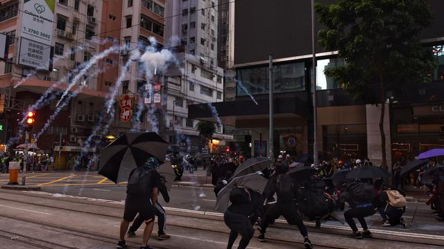 La mobilisation ne faiblit pas à Hong Kong ce samedi 2 novembre. [EPA/Keystone - Miguel Candela]