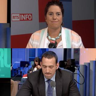 Débat entre Isabelle Chevalley, Nicolas Leuba, François Randin et Grégoire Gonin. [RTS]