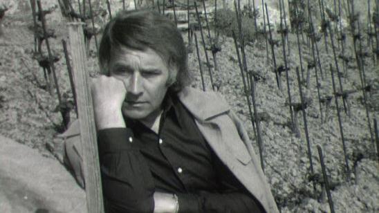 Franz Weber en 1972 dans le Lavaux. [RTS]