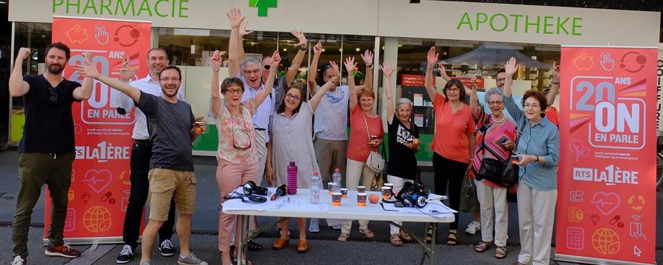 L'émission "On en parle" est à Bienne le 26 juin 2019. [RTS - Bastien Von Wyss]