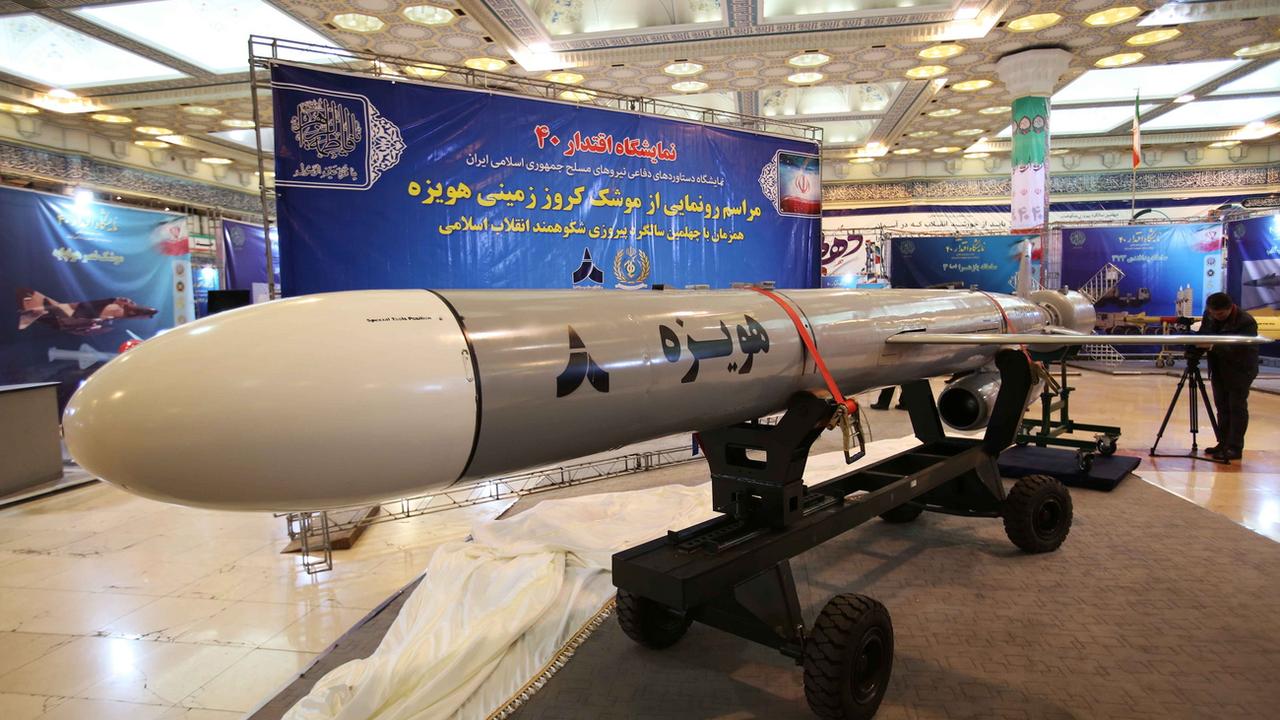L'Iran a dévoilé son nouveau missile de croisière [Keystone/AP - Iranian Defense Ministry]