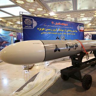 L'Iran a dévoilé son nouveau missile de croisière [Keystone/AP - Iranian Defense Ministry]