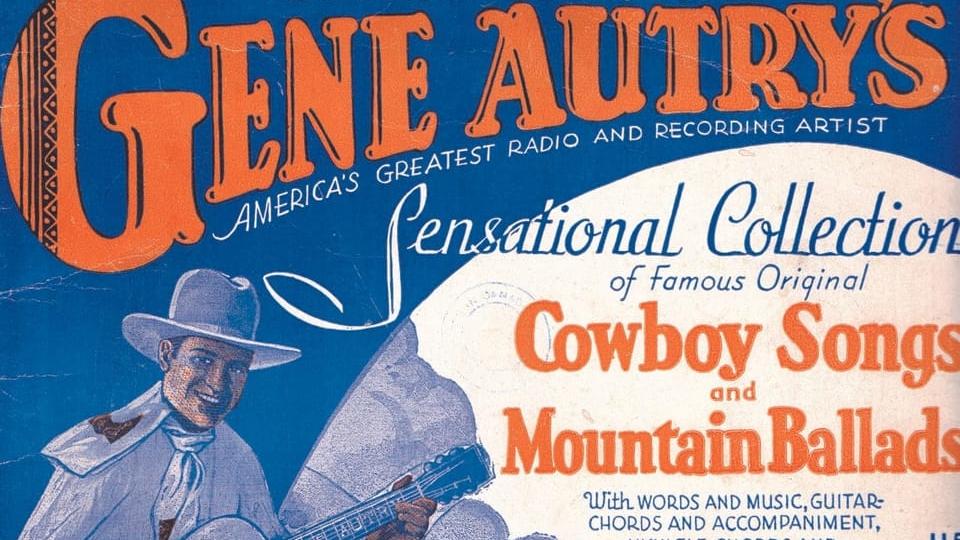 Grâce à ce livre, le musicien et acteur Gene Autry a enseigné le yodel aux Américains dans les années 1930. [SAMMLUNG C. WAGNER - SRF]