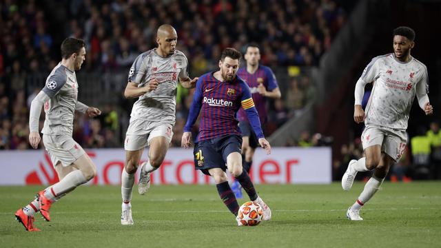 Le FC Barcelone s'est imposé 3 à 0 au match aller face à Liverpool. [AP Photo/Keystone - Emilio Morenatti]