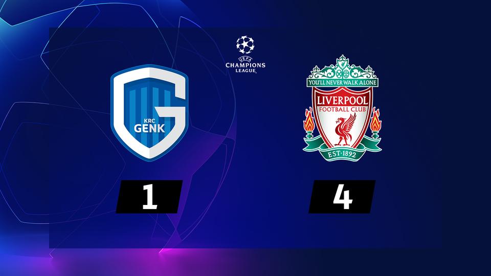 3ème journée, Genk - Liverpool (1-4): résumé de la rencontre