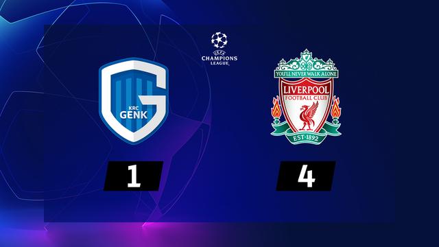 3ème journée, Genk - Liverpool (1-4): résumé de la rencontre