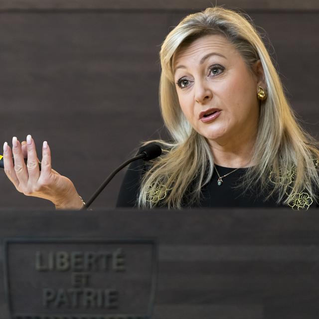 Nuria Gorrite. [Keystone - Laurent Gilliéron]